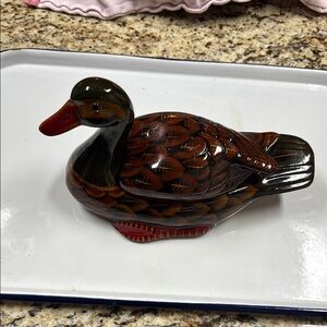 Decorative Ceramic Duck Figurine